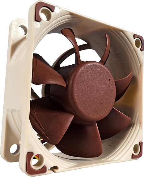 Amazon Com Noctua Nf A6x25 Flx Low Noise Pc Case Cooling Fan 60mm Computers Accessories