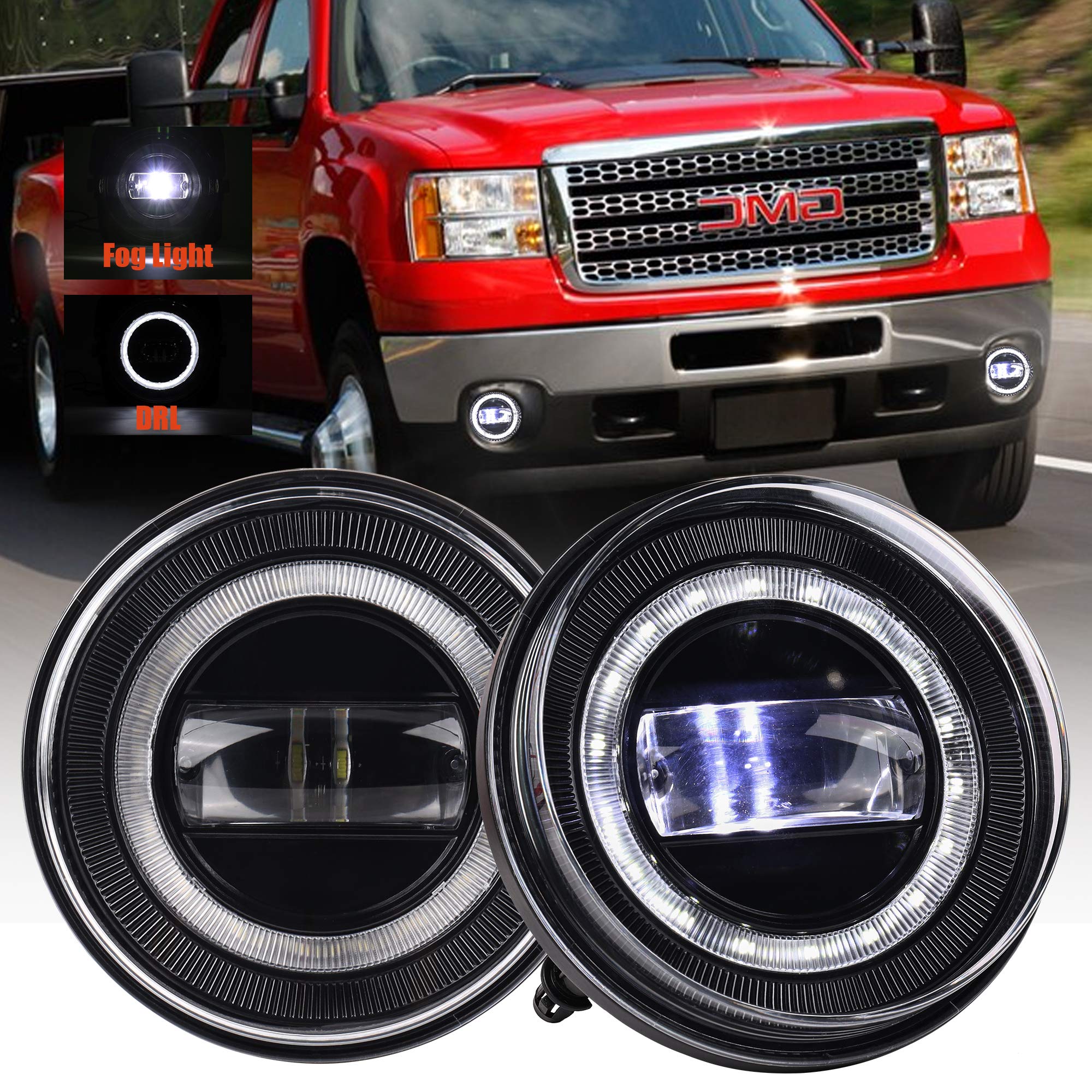 Daikokuya LED Fog Lights With DRL Compatible For Dodge Ram 1500 2500 3500 1994 1995 - View #5