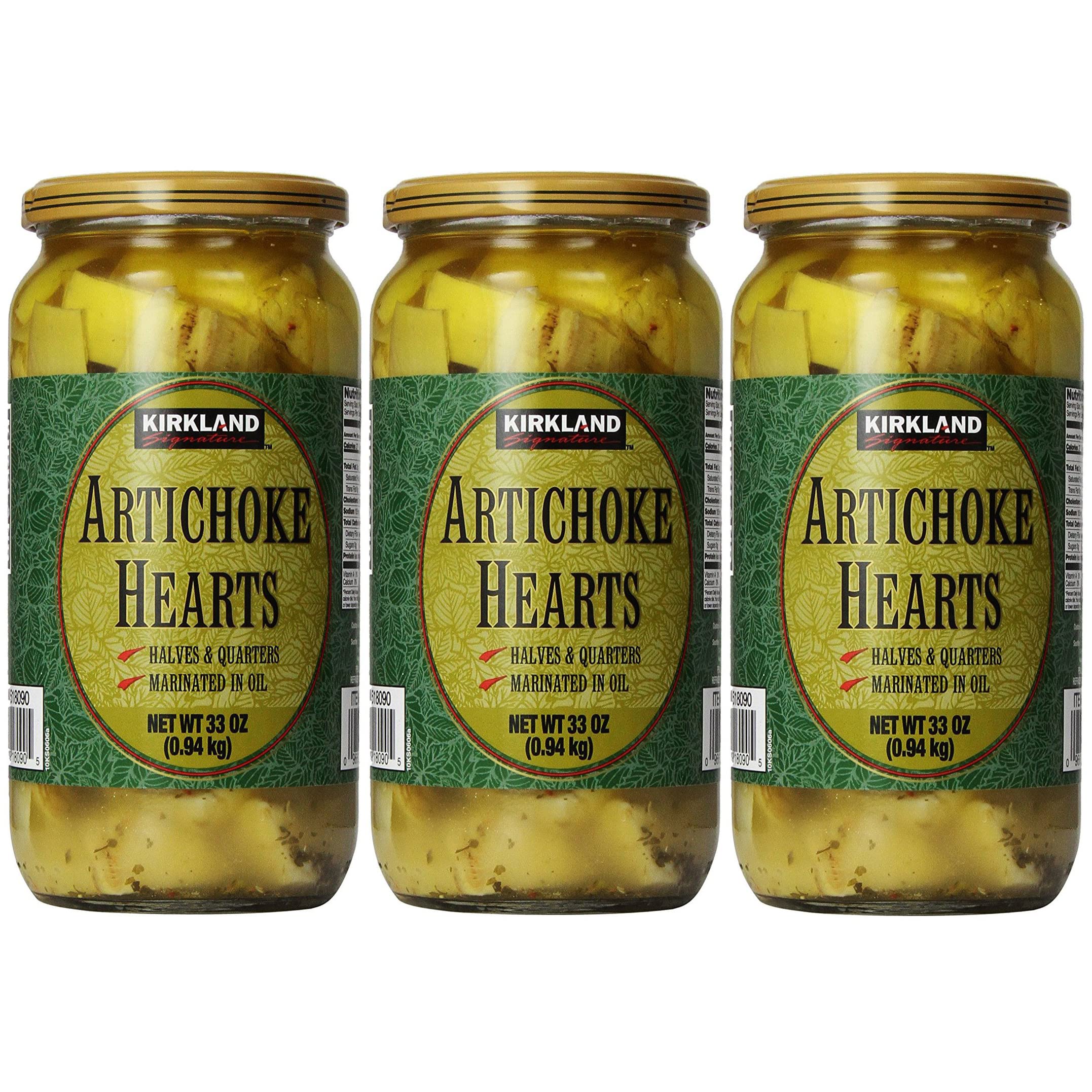 Kirkland Signature Artichoke Hearts, 33oz Jar