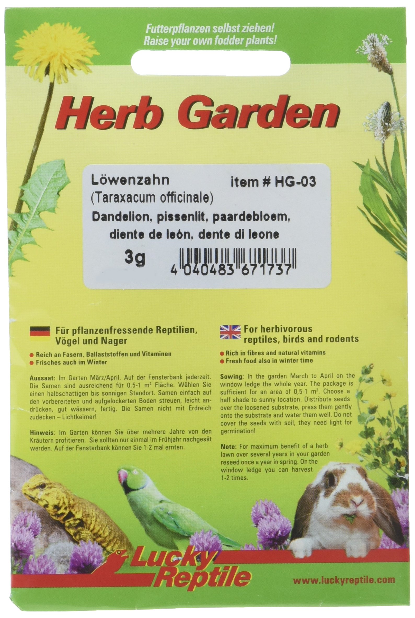 Lucky Reptile Herb Garden Seed Mix