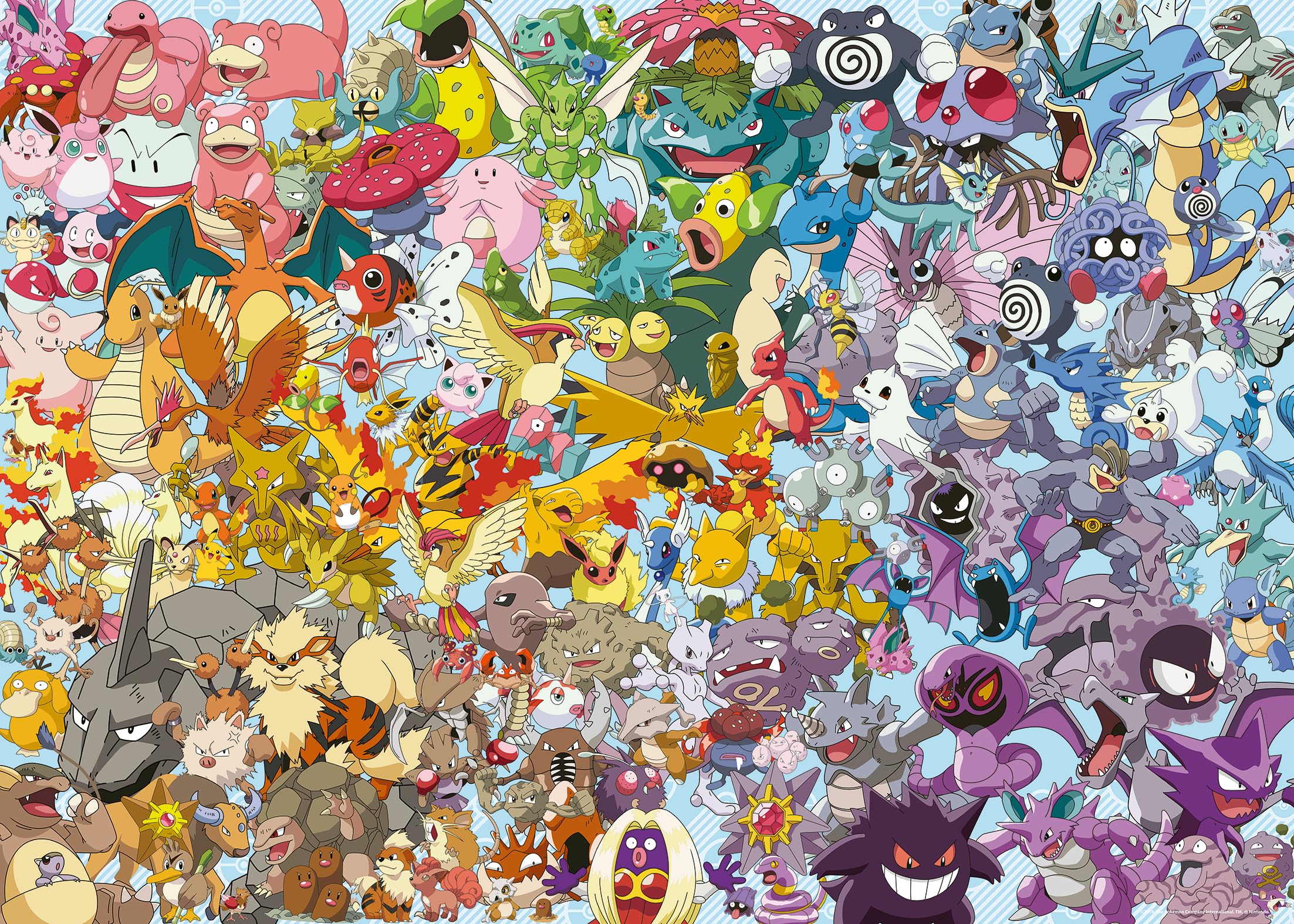 Ravensburger Pokemon 1000 Piece Jigsaw Puzzles for Kids and Adults Age 12 Years Up - Challenge Edition