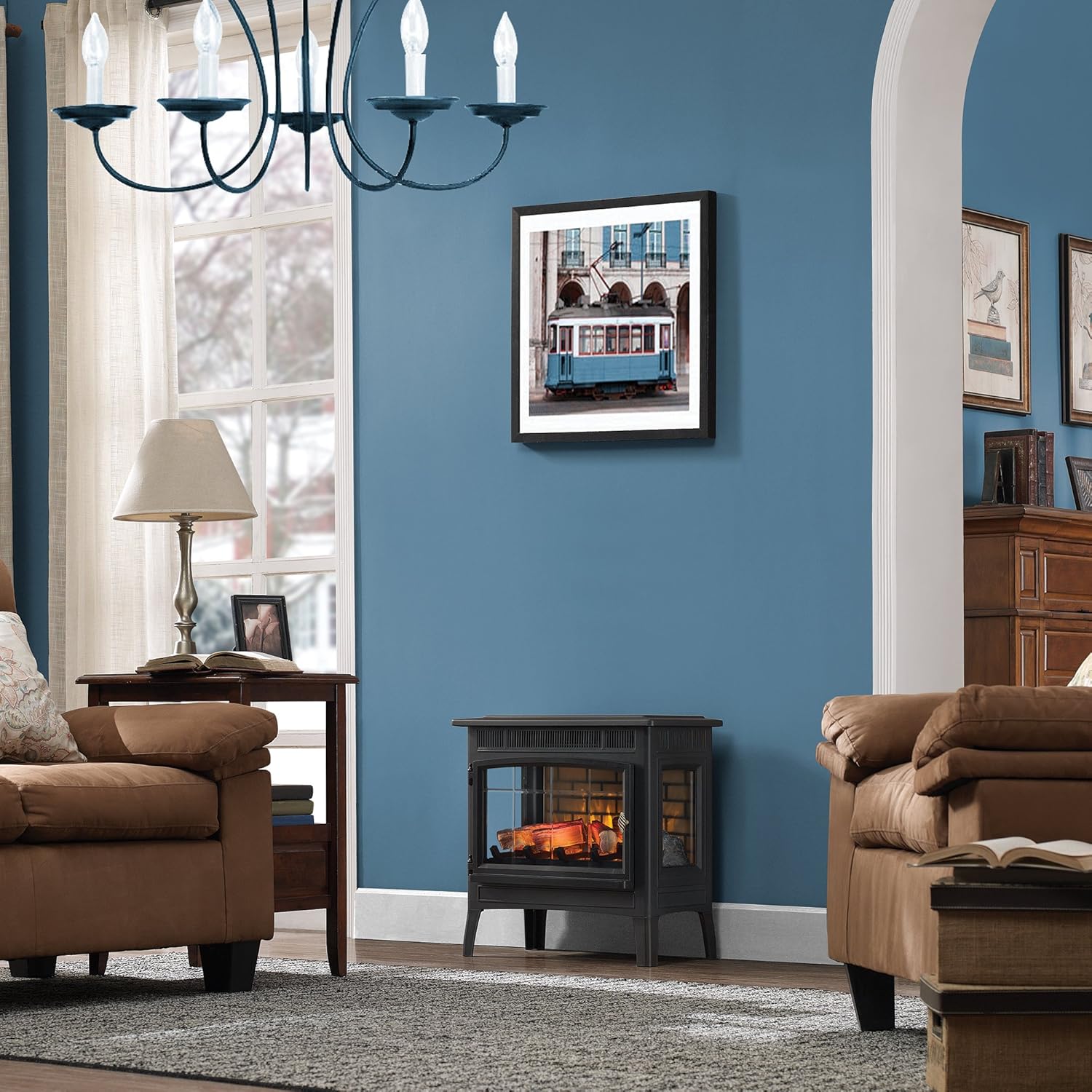  Duraflame Electric Infrared Quartz Fireplace Stove with 3D Flame Effect review