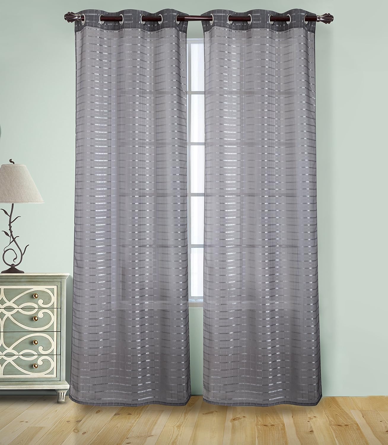 Amazon Com Rt Designers Collection Wanda Box Voie Grommet Window