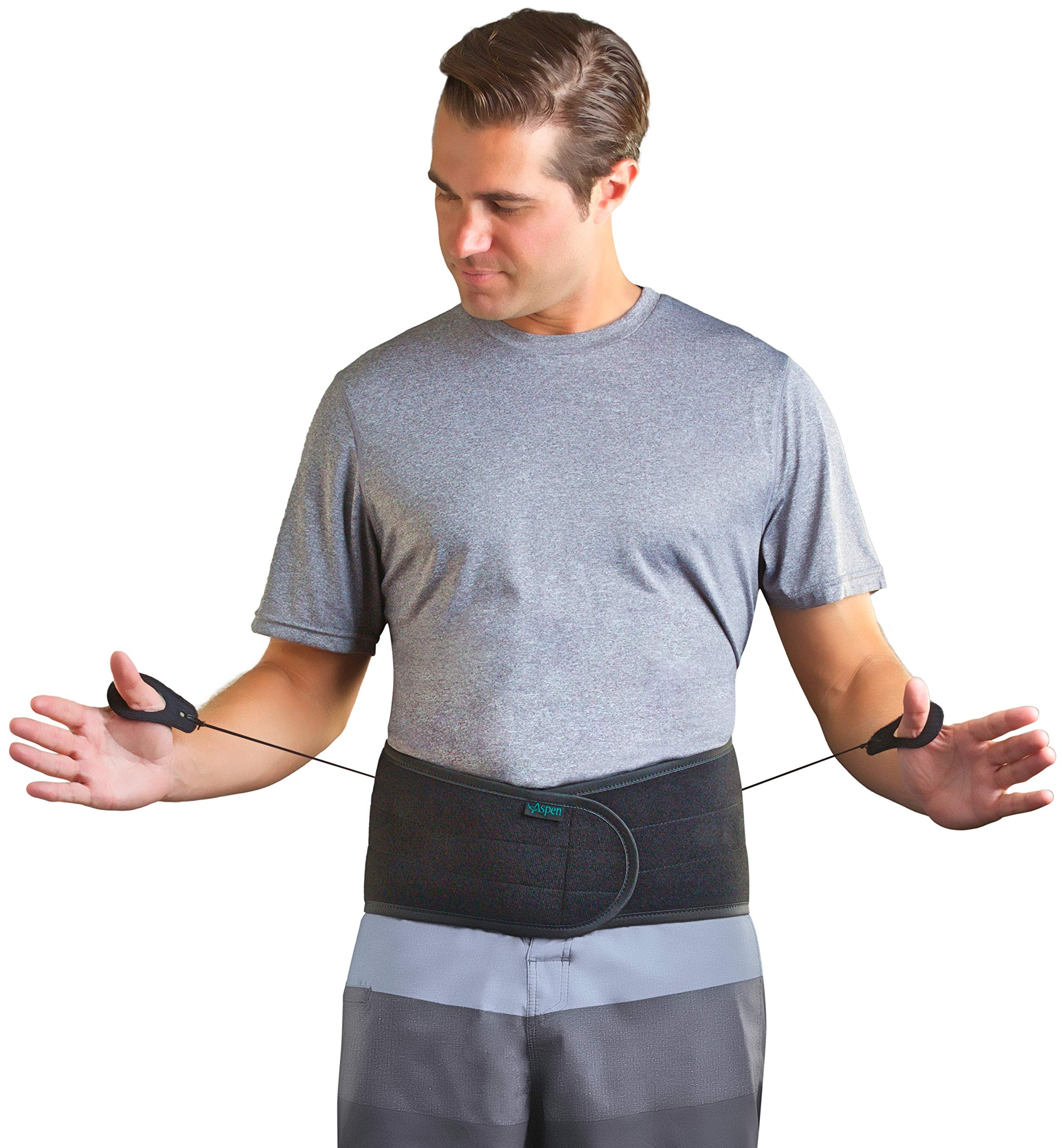 Aspen Lumbar Support Back Brace (Med Black), Back Braces