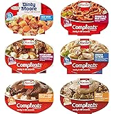 Hormel Compleats Meals - Variety Flavors (6 Count - 7.5 to 10 Ounce Microwavable Bowls) - Beef Stew, Meatloaf, Roast Beef, Sp
