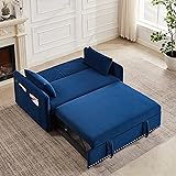 55-inch Loveseat Pull Out Sofabed ,Modern 3 in 1