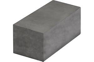 MAG-MATE 1X1X2C8 Grade-8 Ceramic Rectangular Bar Magnet Material, Heavy Duty Magnets, 11 lbs. Holding Capacity, 1’’ Length x 2’’ Width x 1’’ Thick