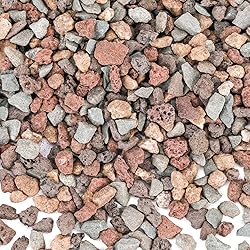 JOHOUSE 2LB Horticultural Lava Rocks, Mix Rocks for