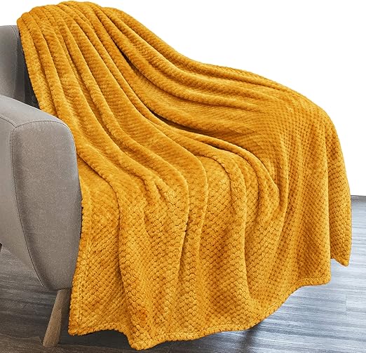 Pavilia Cobija de forro polar de franela de alta calidad para sofá