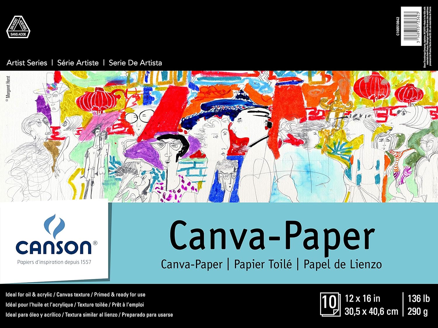 Canson Artist Series Canva-Paper, 12" x 16"