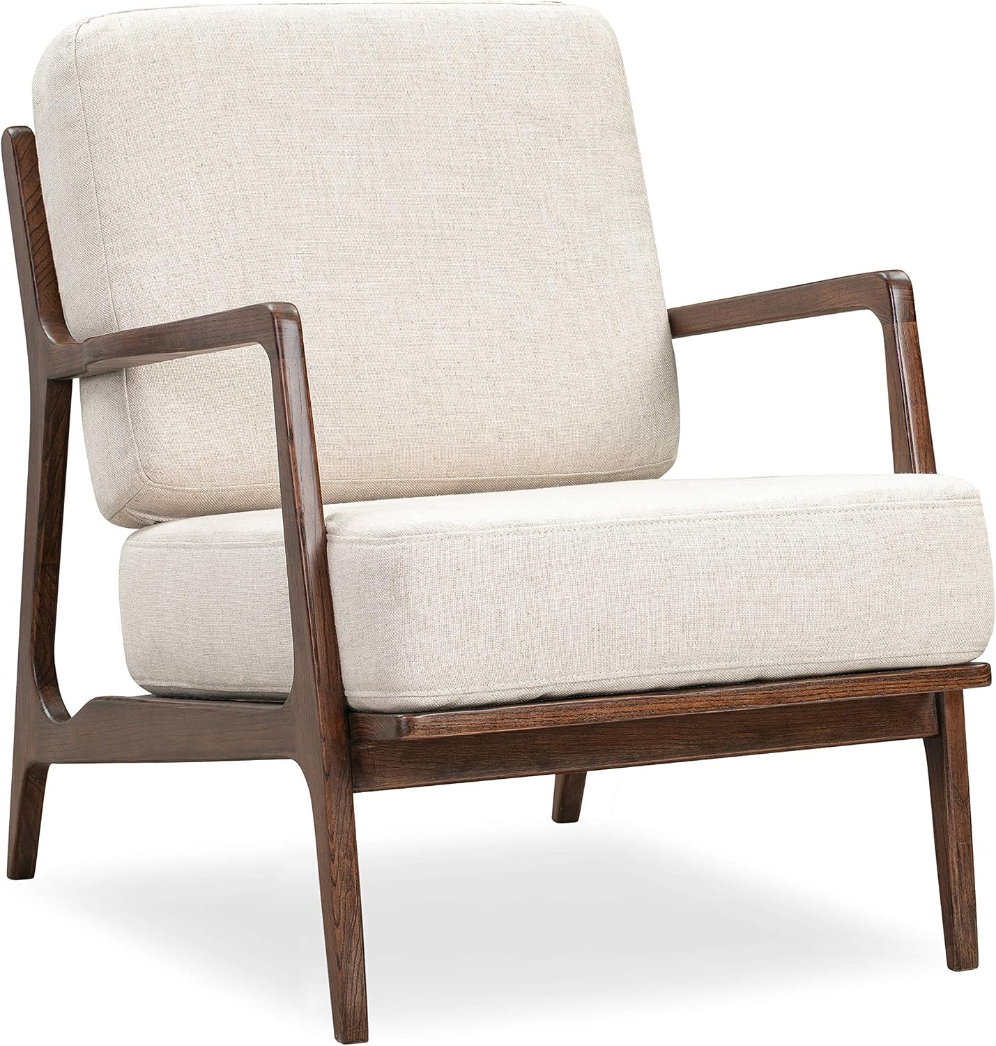 Amazon.com: Poly and Bark Verity Lounge Chair in Linen White: Kitchen