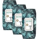 Body Prescription Makeup Cleansing Wipes - Gentle and Effective Face Wipes, 50 Count (Pack of 3), Tea-Tree