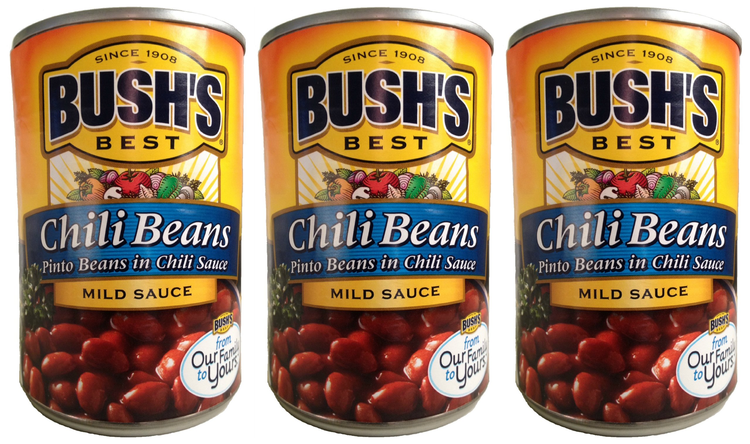 Bush's Chili Beans Great Northern Beans in Mild Chili