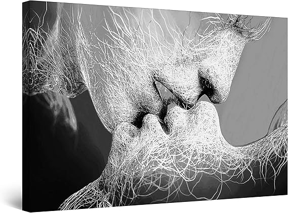 Startonight Leinwandbilder Schwarz Und Weiss Adam Und Eva