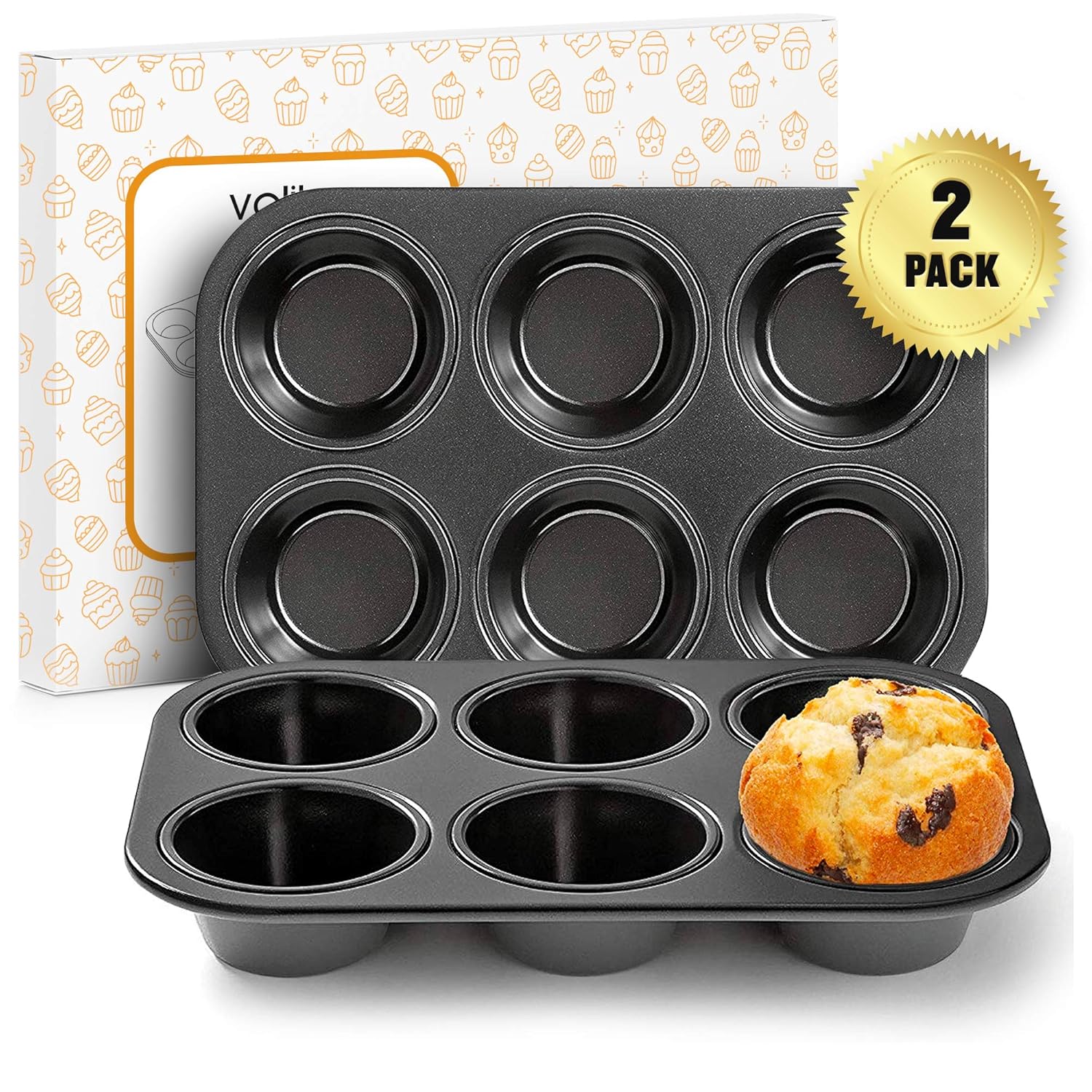 Bandejas Para Hornear Panecillos Con Superficie Antiadherente De ...