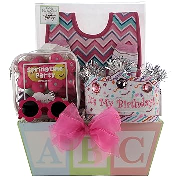 1st birthday gift basket ideas
