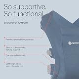 Ergobaby Embrace Baby Carrier for Newborns Oxford Blue Ergonomic Head Support view 5