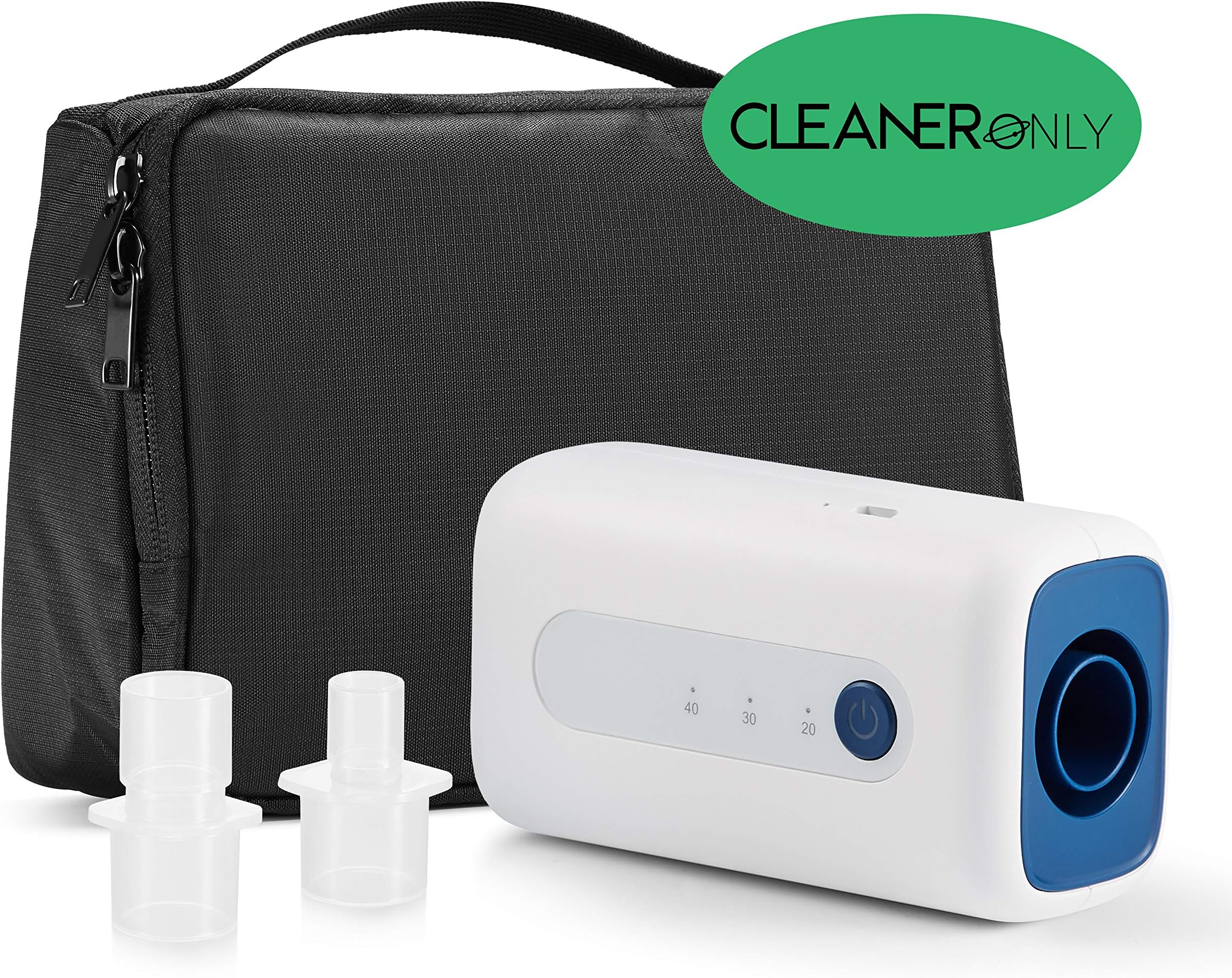 CleanerOnly CPAP Cleaner and Sanitizer Bundle Includes Heated Hose Adapter, AirMini Adapter and Sanitizing Bag