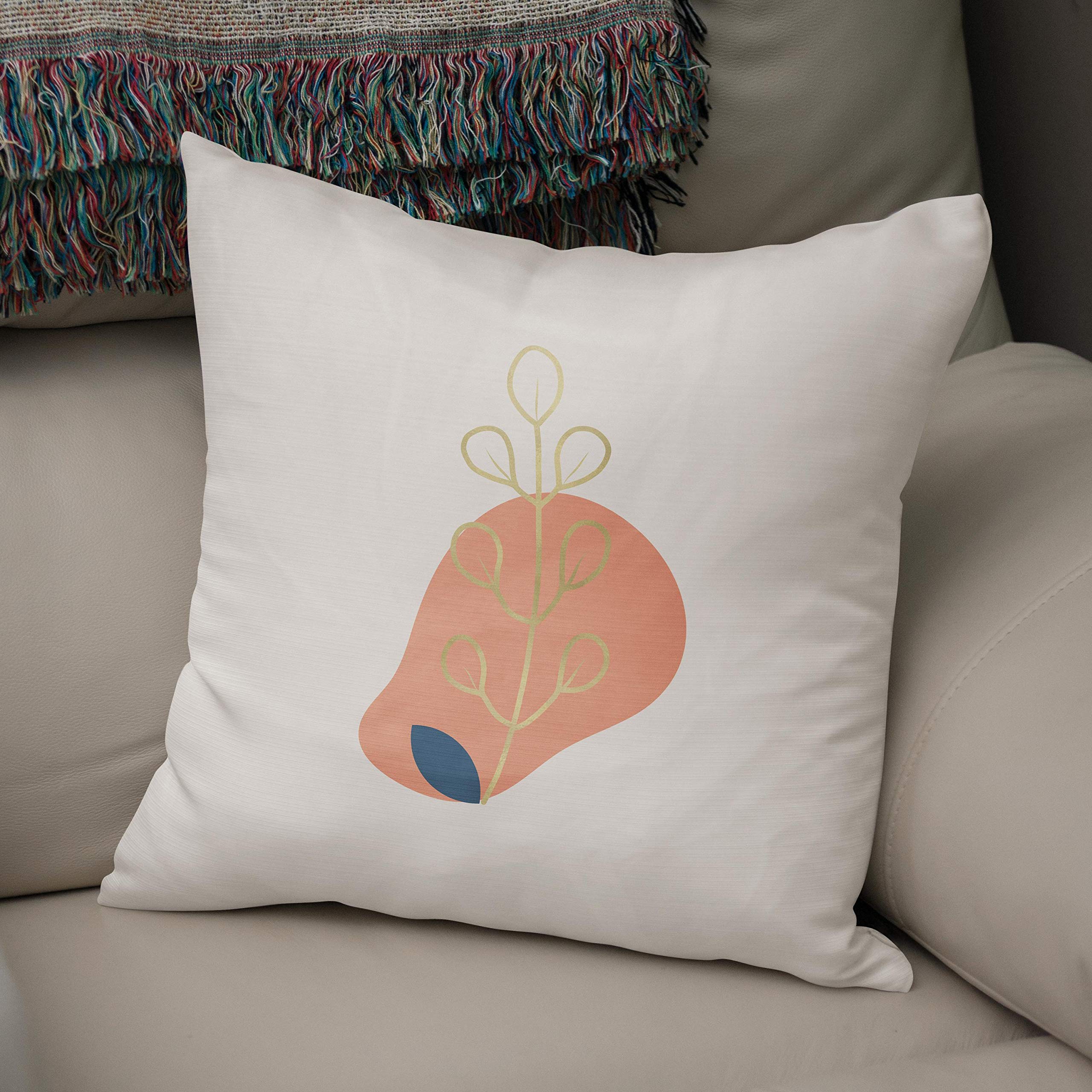 Bonamaison, Decorative Cushion Cover - 50% Cotton 50% Polyester - 43x43cm - Designed and Manufactured in Turkey