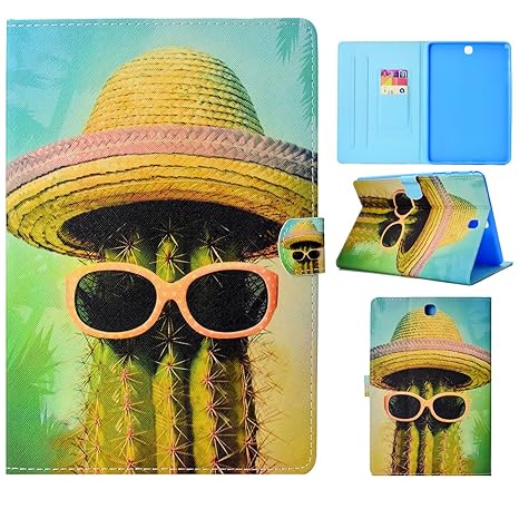 YZKJ Hülle für Samsung Galaxy Tab A SM-T550/ T555 (9,7') Case Leder, Protective Case Wallet vollständig schützende Magnetvers