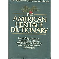 Amazon.com: The American Heritage Dictionary: Second College