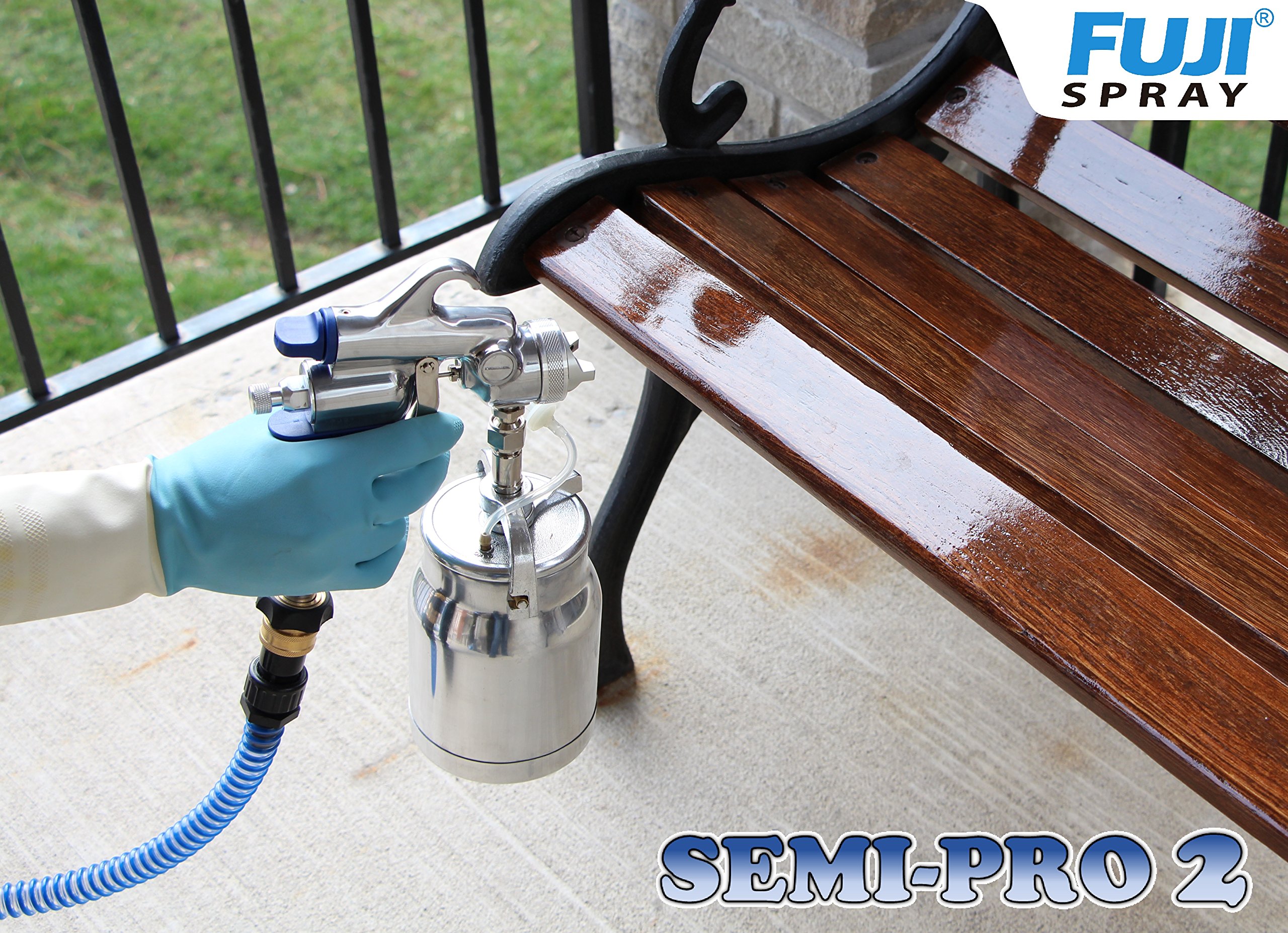 Fuji Spray 2202 Semi-PRO 2 HVLP Spray System and Wagner Spraytech Large Spray Shelter Paint Booth