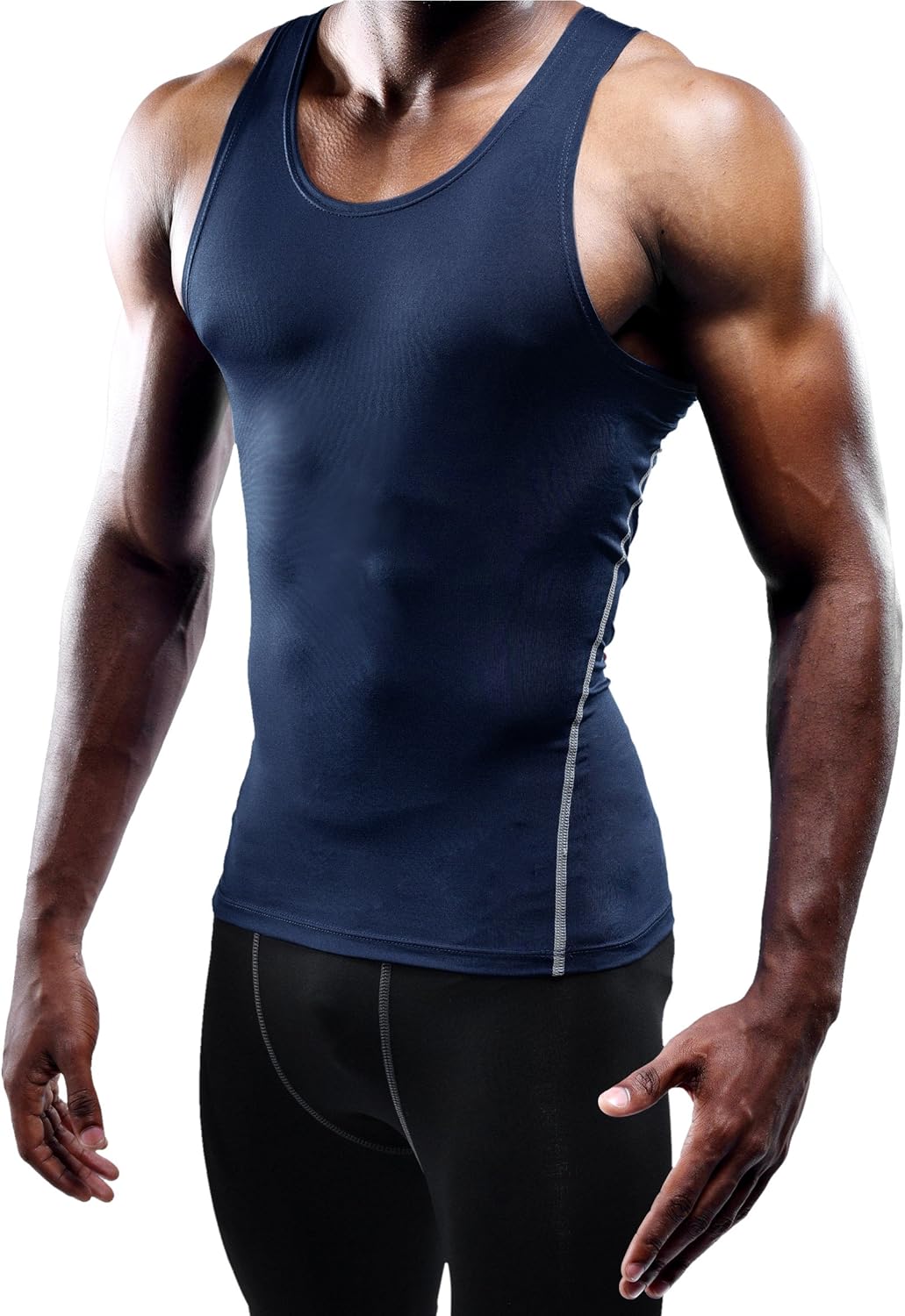 Neleus Men's 3 Pack Athletic Compression Under Base Layer Sport Tank Top at  Men’s Clothing store