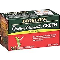 Bigelow Tea Constant Comment Green Tea, Caffeinated, 20 Count (Pack of 6) 120 Total Tea Bags