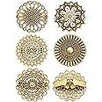 5 Pcs Dress Cinch Clips Set Cardigan Clips Retro Sweater Collar Brooch for Women Dress Shirt Shawl Coat