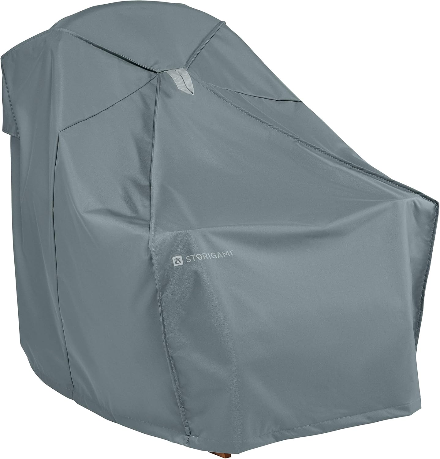 Classic Accessories Storigami Water-Resistant 32 Inch Easy Fold Patio Adirondack Chair Cover, Monument Grey