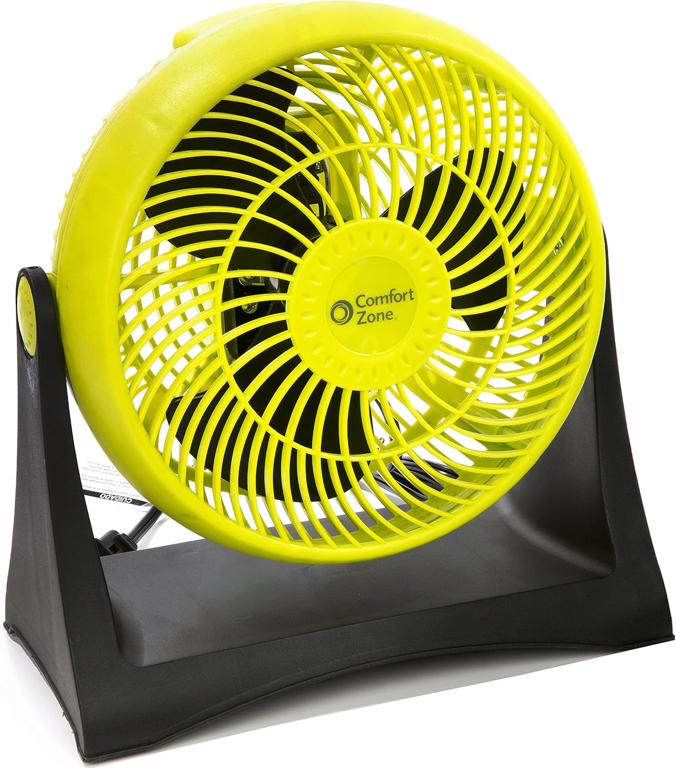 CCC Comfort Zone 8 Inch Turbo Fan | 3 Speed, Black: Home & Kitchen