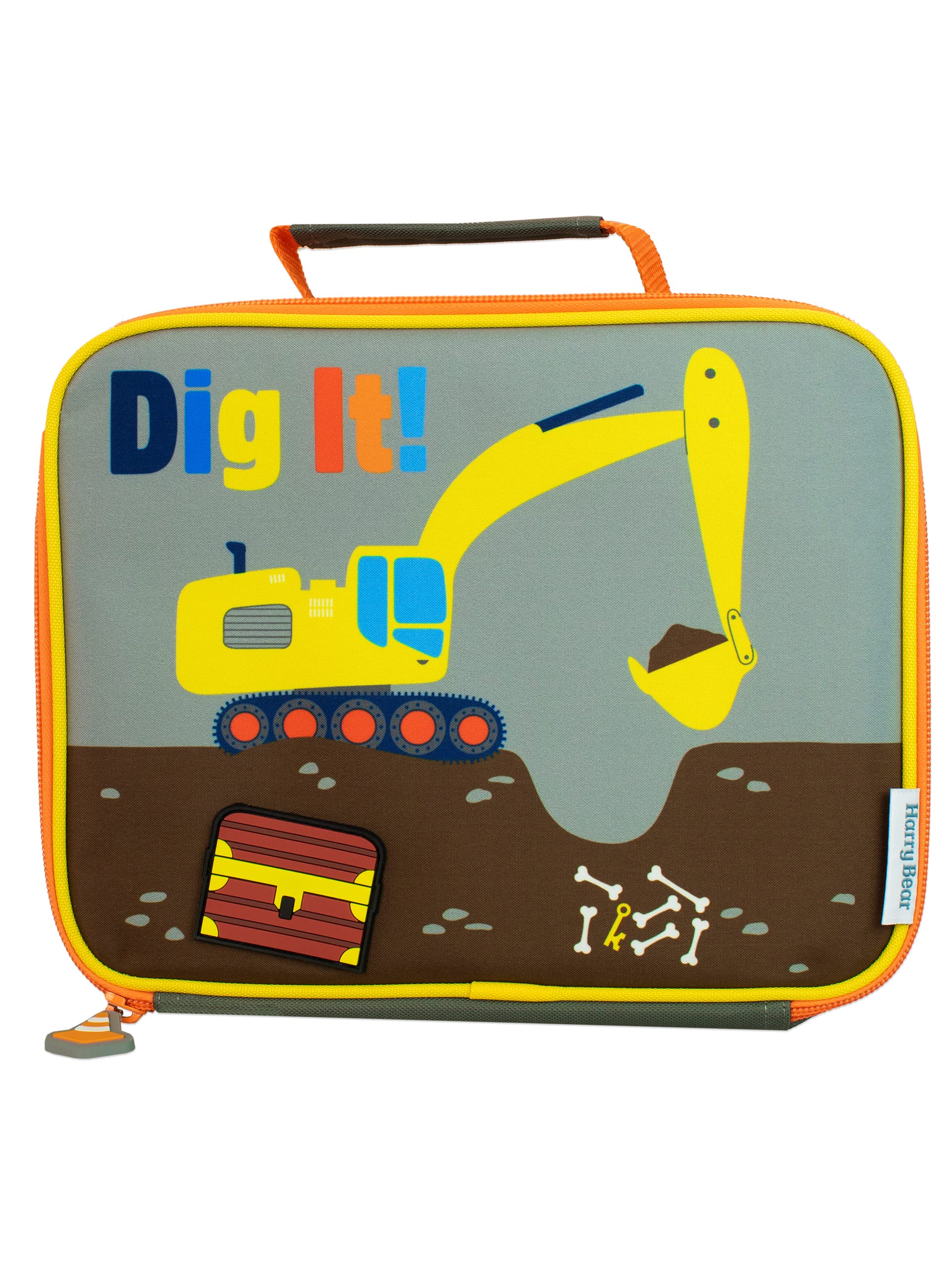 Harry Bear Kids Lunch Bag Digger Multicoloured