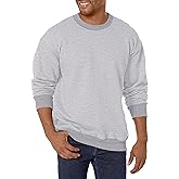 Hanes Adult Ultimate Cotton Crew, Light Steel, Large