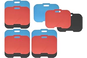 Black Duck Brand Set of 12 Thick Kneeling Pads - 15.25" x 11.5" x .375" - Stadium Seat & Garden Kneeler for Gardening, Bath Kneeler for Baby Bath, Kneeling Mat for Exercise & Yoga