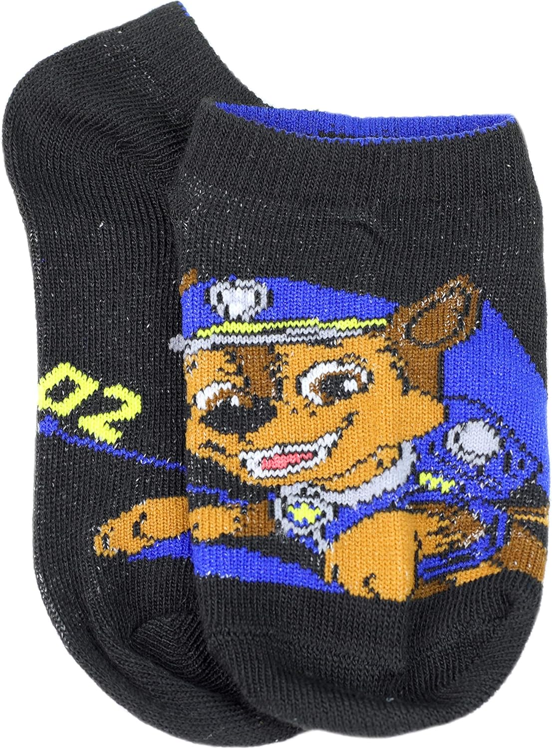 Nickelodeon Little Boy's PAW Patrol 5 Pack Character No Show Socks (Grey/Navy, Small - Kids Shoe Size 7-10): Clothing