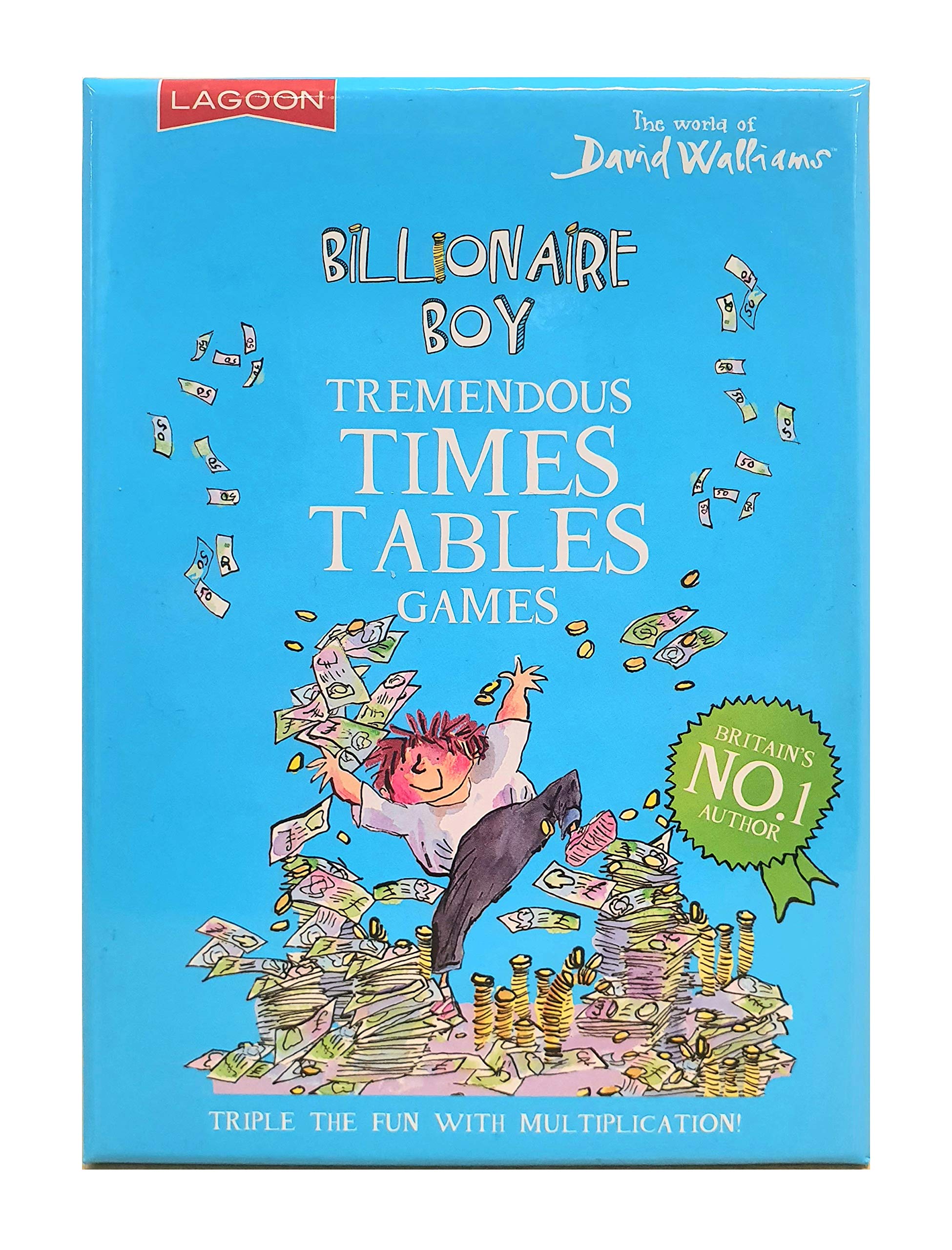 Lagoon Group The 2231 World David Walliams Billionaire Boy's Tremendous Times Table Games, Nylon/A