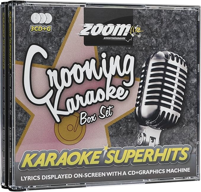 Zoom Karaoke CD+G Crooning Superhits Triple CD+G Karaoke Pack
