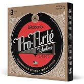 D'Addario Pro-Arte Nylon Classical Guitar Strings, Normal Tension, 3 Sets | Pro‑Arte nylon classical guitar strings deliver warm tone, precise intonation, consistent feel, and lasting performance.