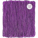 Rigrig 150PCS Mardi Gras Beads, Mardi Gras Necklaces Bulk - 33" Colorful Beads Necklaces for Party Decorations Christmas Parade Throws, Holiday Decorations & Women Men Party Costume Accessories