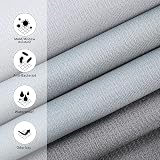 Miorkly Grey Shower Curtain 180x200 cm Mould-Proof Waterproof 12 Hooks view 4
