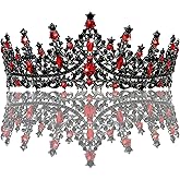 Gold Crown for Women Crystal Princess Tiaras Rhinestone Queen Headband Wedding Bridal Hair Accessories Birthday Prom Pageant Party Coming of Age Ceremony Photo Props