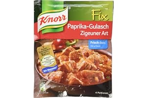 Knorr Fix Gulasch with Bellpeppers (Paprika-Gulsch Zigeuner Art) (Pack of 4)