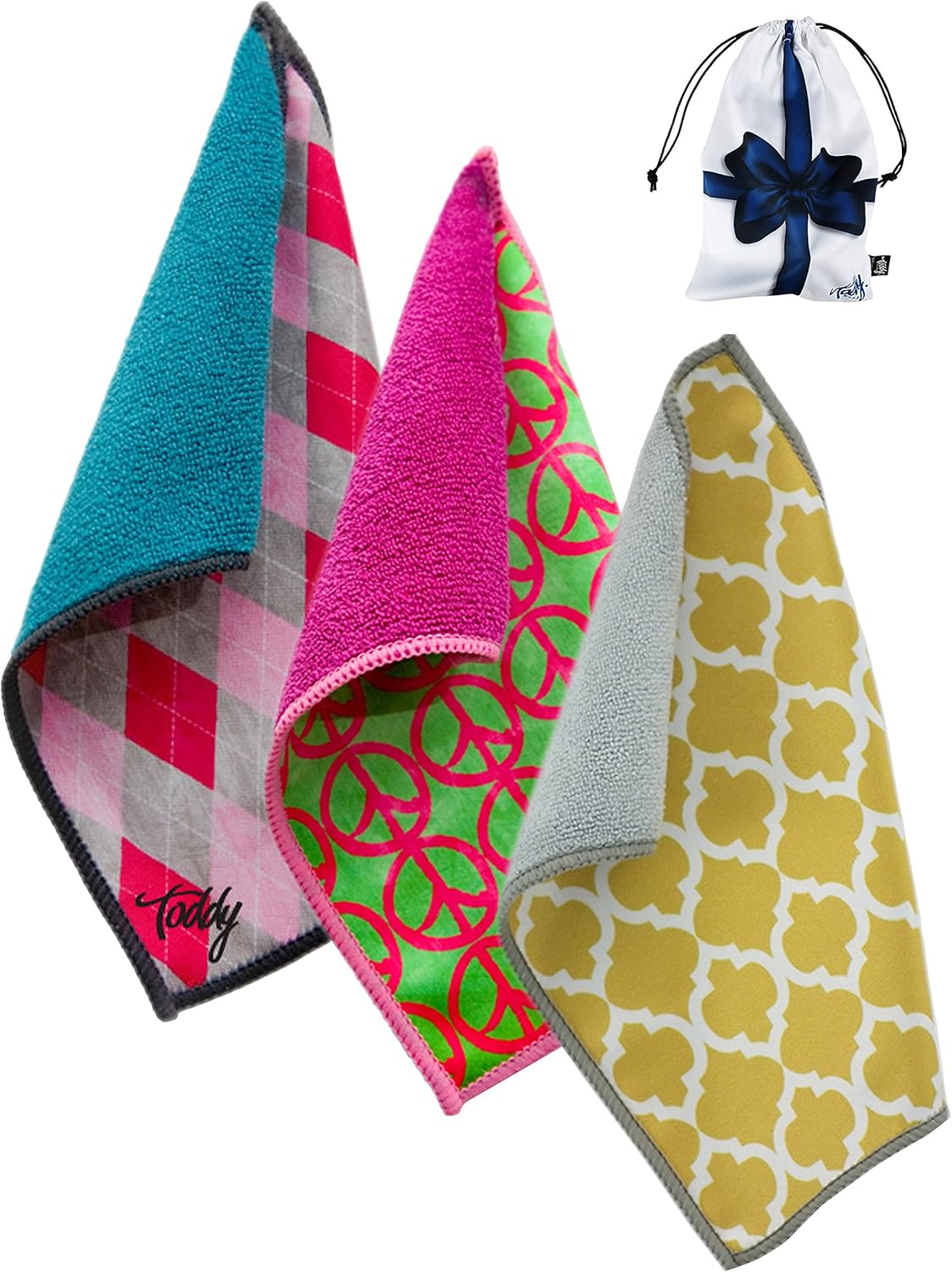 Toddy Gear Screen Cleaning Cloth Tech Pack, Assorted