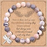 72ore Dragonfly Bracelet for Women Dragonfly Gifts Dragonfly Jewelry for Women Trendy Inspirational Gifts Bracelets for Women Healing Natural Stone Bracelets Jewelry Gifts