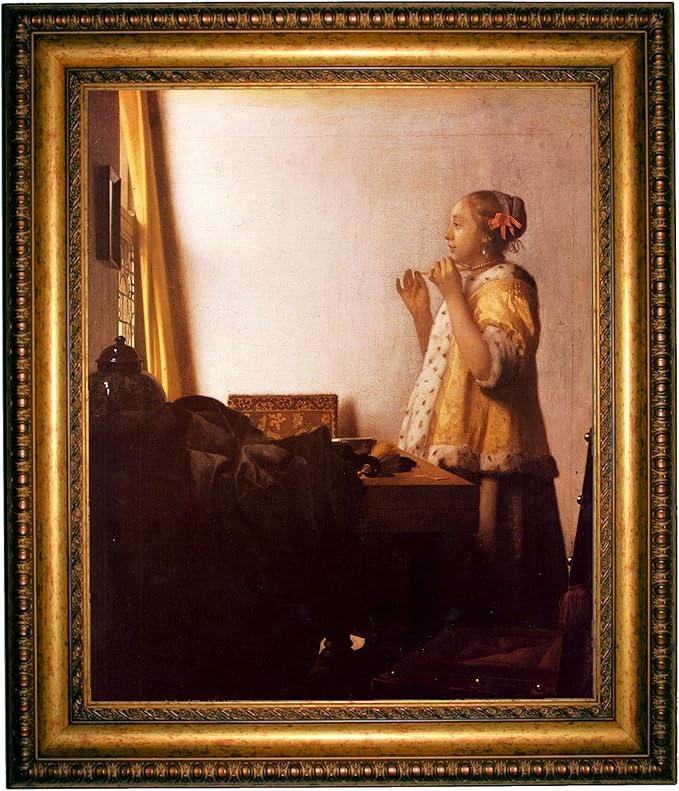 HistoricArtGallery Vermeer Women with a Pearl Necklace