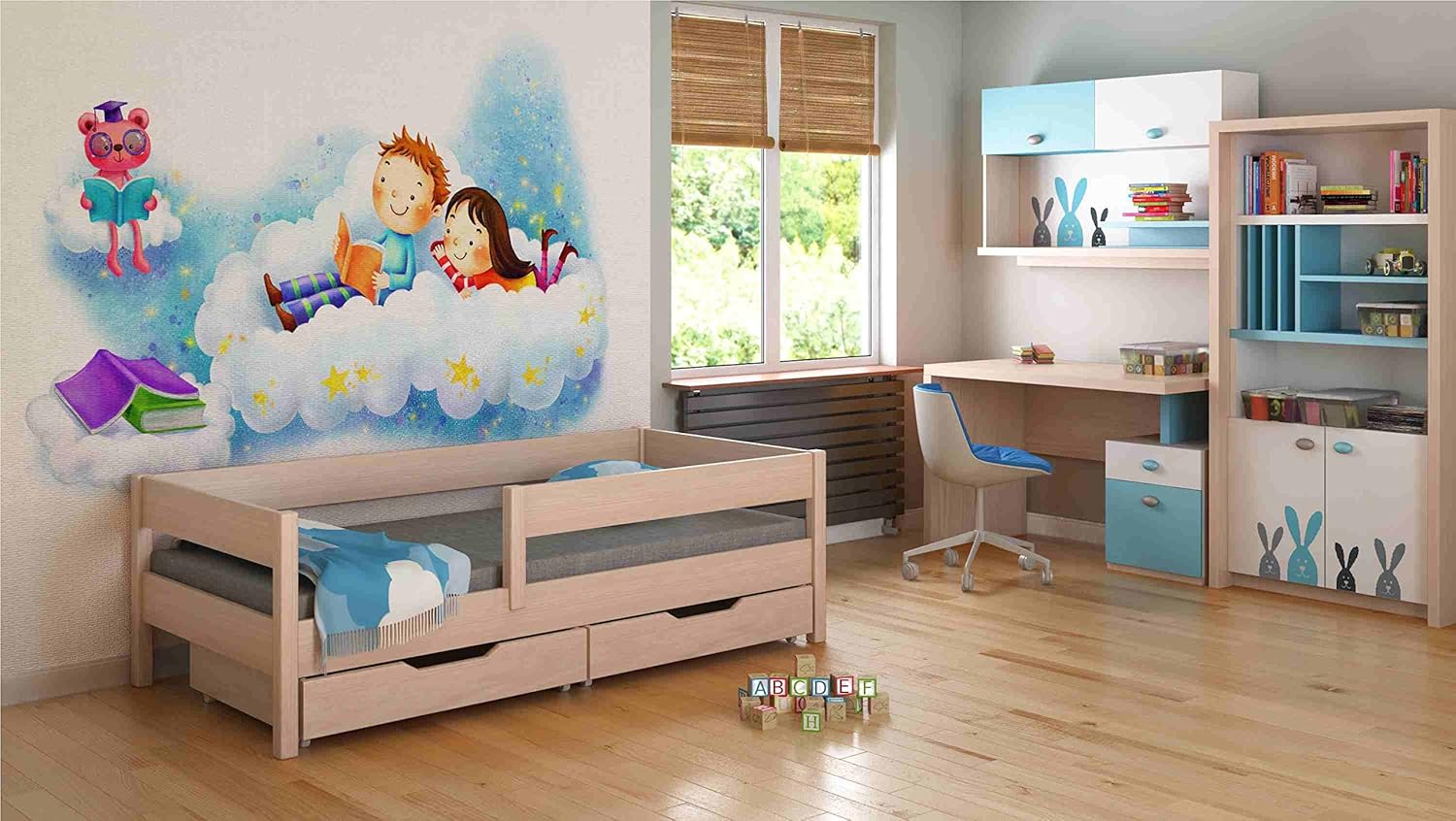Single Beds For Kids Children Toddler Junior 140x70 160x80 180x80