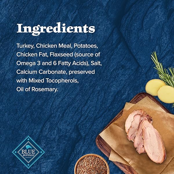 BLUE BUFFALO WILDERNESS TRAIL TREATS HIGH PROTEIN GRAIN FREE DOG BISCUITS CRUNCHY DOG TREATS, TURKEY RECIPE, 24-OZ BAG