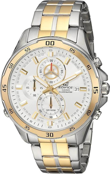 casio edifice rose gold watch