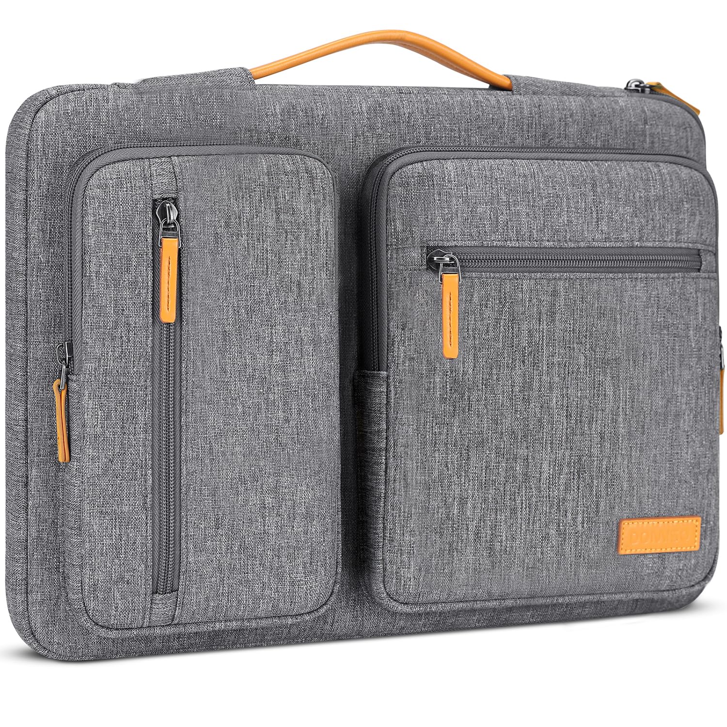 DOMISO Laptoptasche Laptop Hülle Tasche für 16 Zoll MacBook Pro 16 M5(2026)/M4(2025)/M3/M2/M1/Max,15,6 zoll Laptophülle Damen Wasserdicht Notebook Sleeve Case Bag Schutzhülle mit Griff,Grau