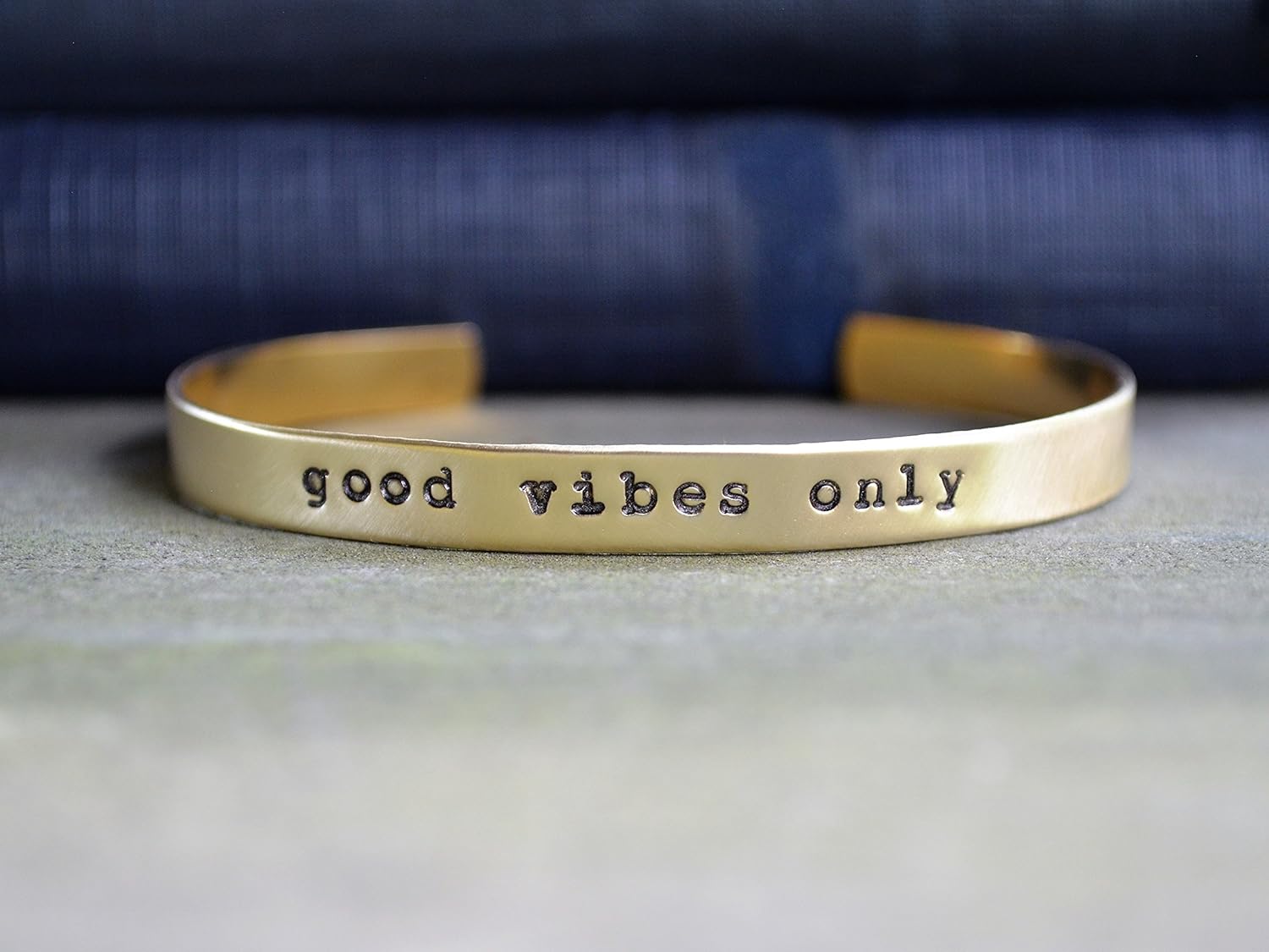 Good Vibes Only Bracelet Bohemian Bracelet Mantra
